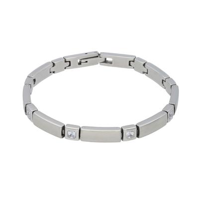 Edelstahlarmband VIVANCE "Element", silber (silberfarben), Armbänder, Damen, Edelstahl, Edelstahlarmband