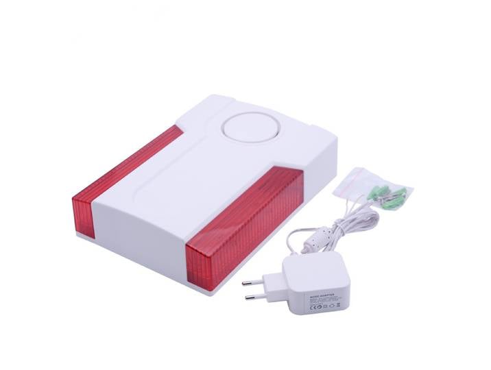 Sirène extérieure sans fil bidirectionnelle 433 MHz, sonore et visuelle, 120 dB, détecteur d'alarme sonore et lumineux pour Focus ST-IIIB ST-VGT HA-VGW