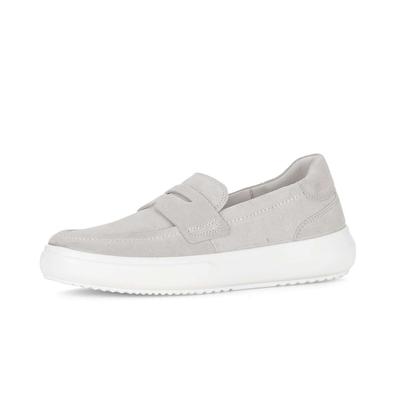 Slipper GABOR "Slipper", Damen, Gr. 38, grau, Schuhe Slipper