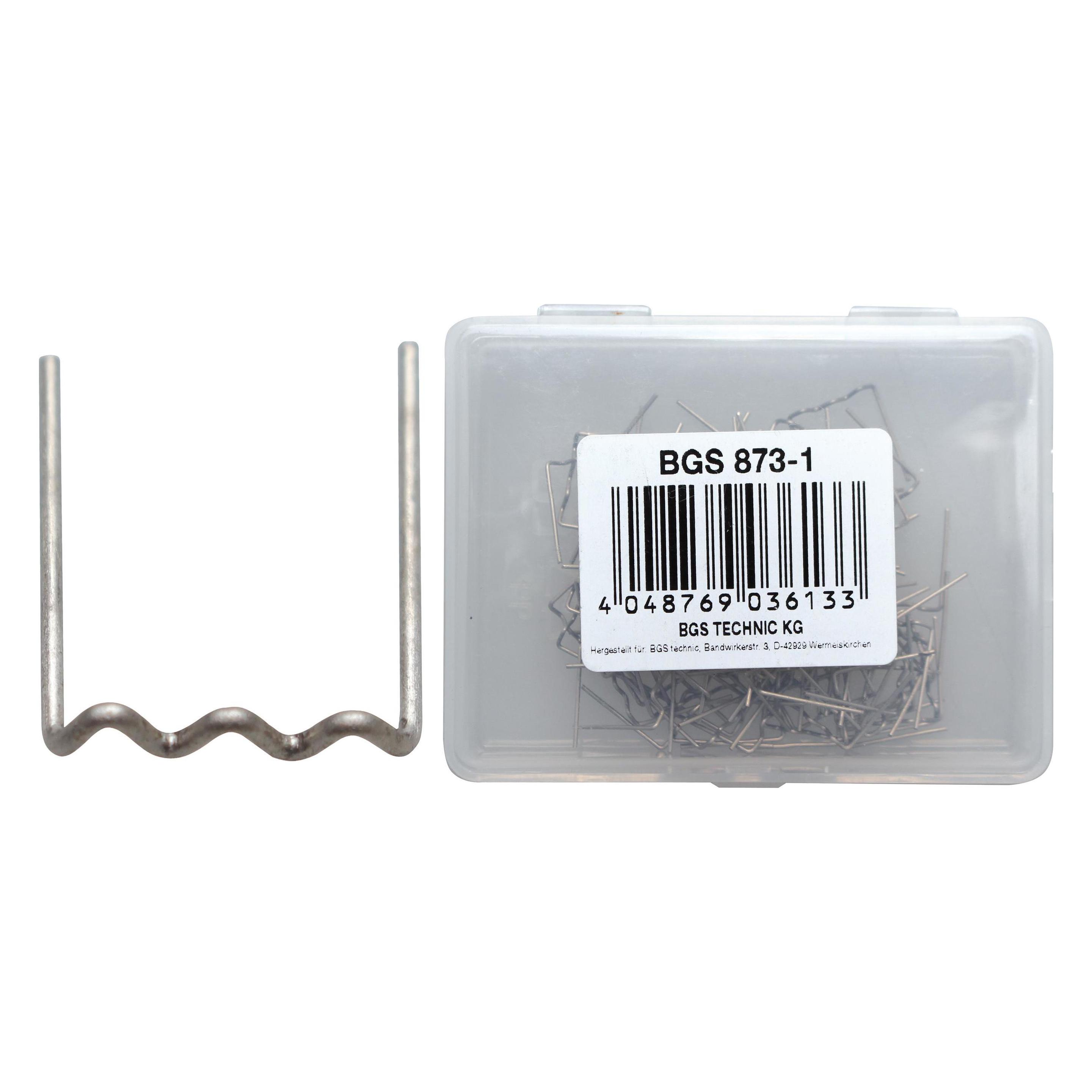 BGS Reparatur-Klammern U-Form Ø 0,6 mm 100-tlg. (873-1)