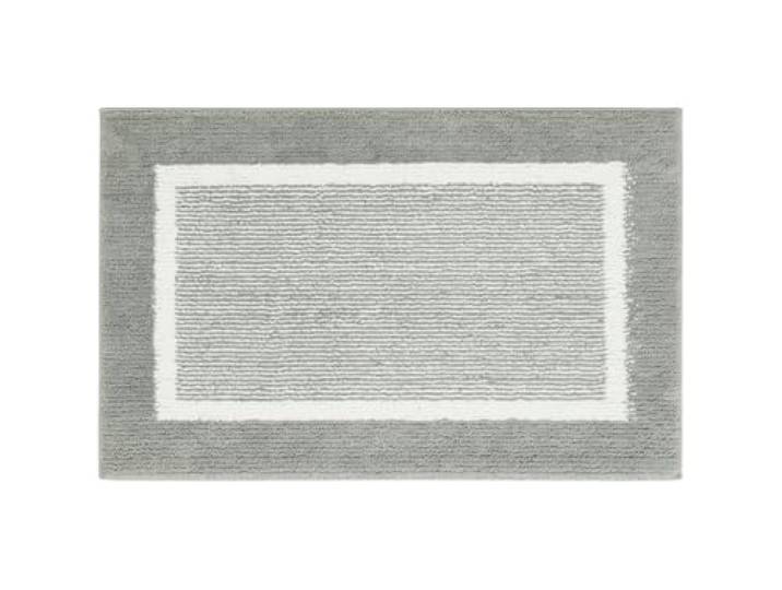andiamo Maui - Tapis de Bain antidérapant - Doux et Moelleux - Tapis de Douche pour Salle de Bain - Antidérapant - Lavable - 40 x 60 cm - Gris