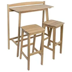No Name, Gartentisch + Balkontisch, Gartenbar-Set – ZANZIBAR – FSC-zertifiziertes Akazienholz