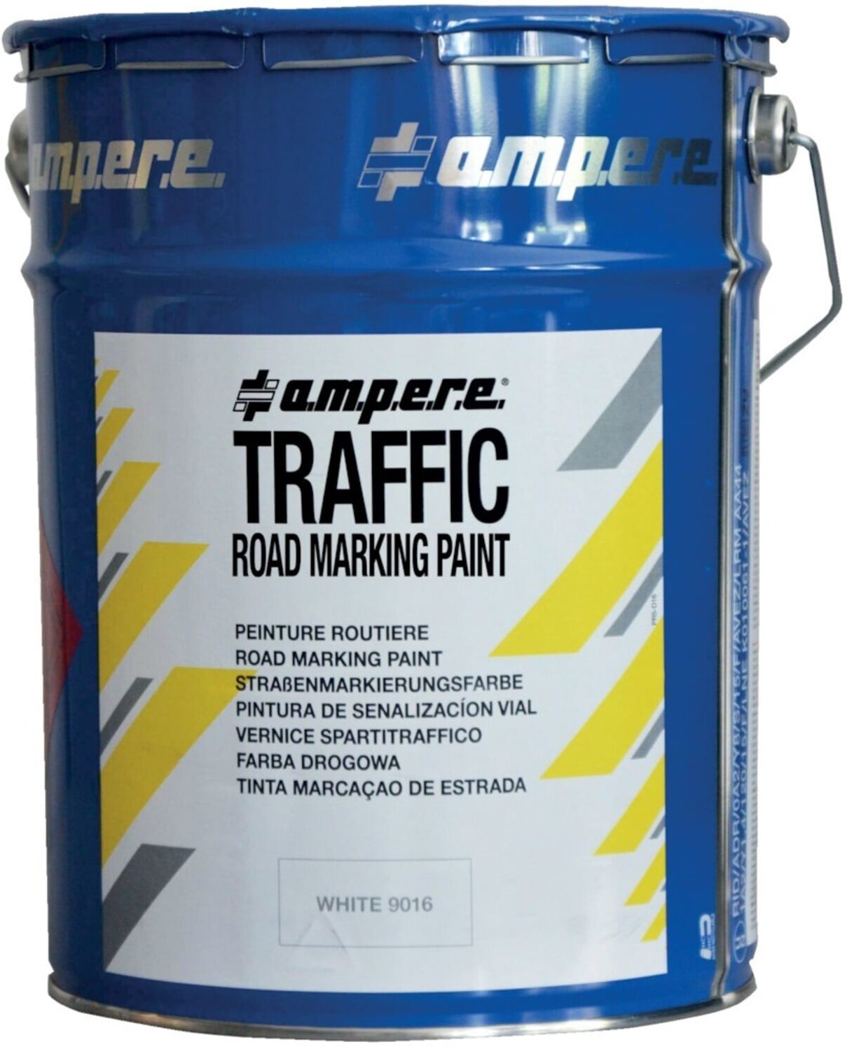 AMPERE TRAFFIC PAINT Straßenmarkierungsfarbe Traffic Paint 5kg weiß Road Marking Paint ; A.M.P.E.R.E (10623)