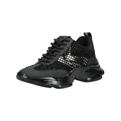 Sneaker STEVE MADDEN "STEVE MADDEN Sneaker Lederimitat", Damen, Gr. 39, schwarz, Lederimitat, Schuhe Sneaker