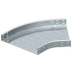 OBO 7066600 Bogen 45° horizontal, runde Bauform 60x600, St, FT