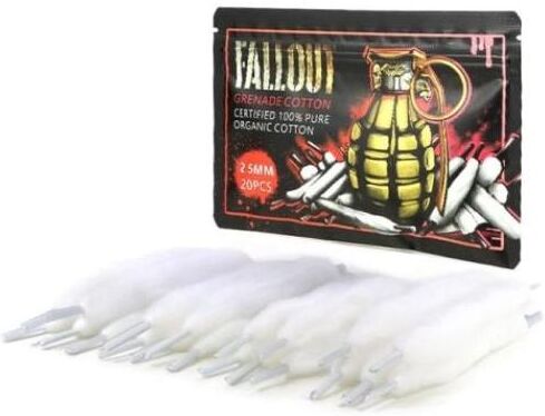 Fallout Vape Grenade Cotton Strisce Cotone Organico Con Stoppino