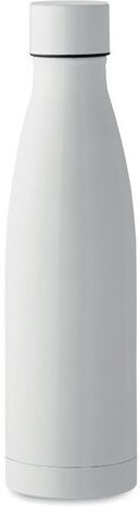 Bouteille isotherme personnalisable BELO BOTTLE acier inoxydable blanc