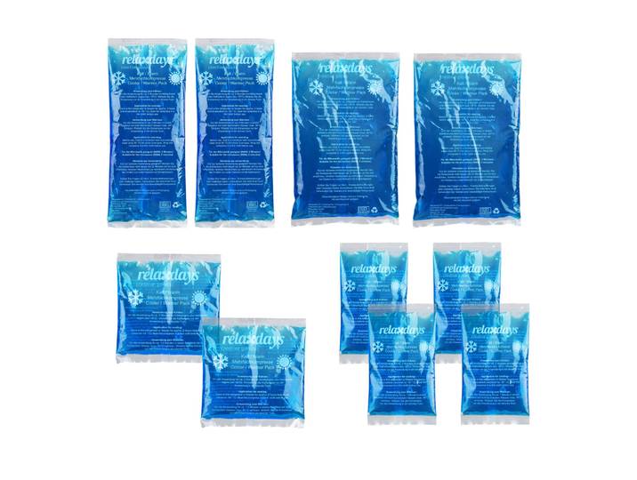 Kühlpads 10er-Set Blau