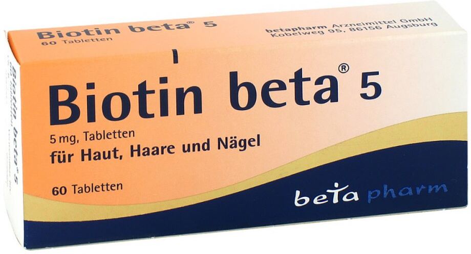 Biotin Beta 5 5mg Tabletten