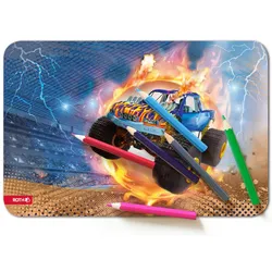 ROTH Monstertruck Schreibtischunterlage 59,0 x 39,0 cm