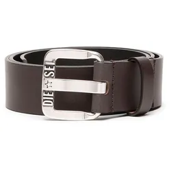DIESEL Herren Gürtel - B-STAR II, Echt Leder, Metall Schnallenschließe Braun / 90 cm