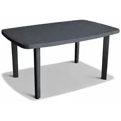 Mojawo Gartentisch Anthrazit 140x90x72cm