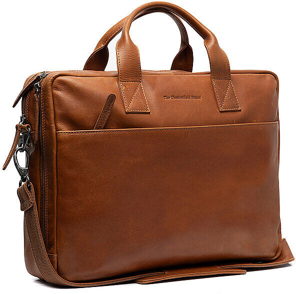 THE CHESTERFIELD BRAND Ledertasche - Laptoptasche FRAZER camel EG