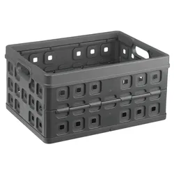 sunware® Klappbox Square 32,0 l - 36,0 x 49,0 x 24,5 cm anthrazit