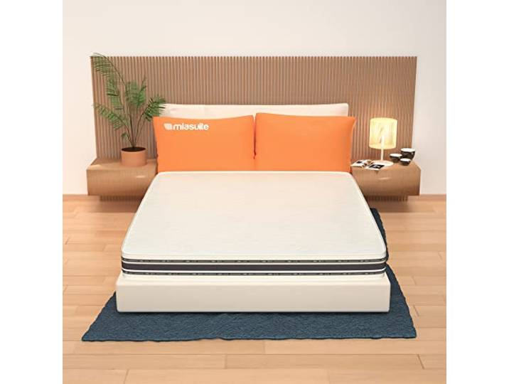 miasuite i sogni italiani miasuite i sogni italiani Höchste Matratze Ehe 160X195, Hoch 22 cm Orthopädisch mit Gerät Arzt, Erinnerung Schaum Gibt 2 cm, a 9 Zone e Platte in Wasserschaum 18 cm, Weiß