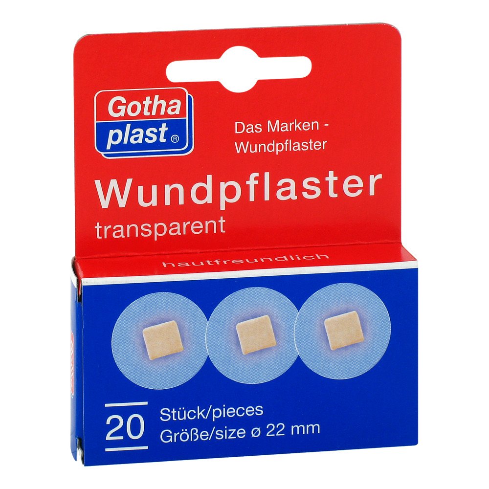 Gothaplast GmbH Gothaplast Wundpflaster 2,2 cm transparent 13659723