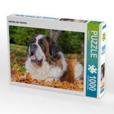 CALVENDO Puzzle Wächter des Gartens | 1000 Teile Lege-Größe 64x48cm Foto-Puzzle für glückliche Stunden