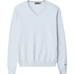 Cross Pullover Classic V-Neck, hellblau