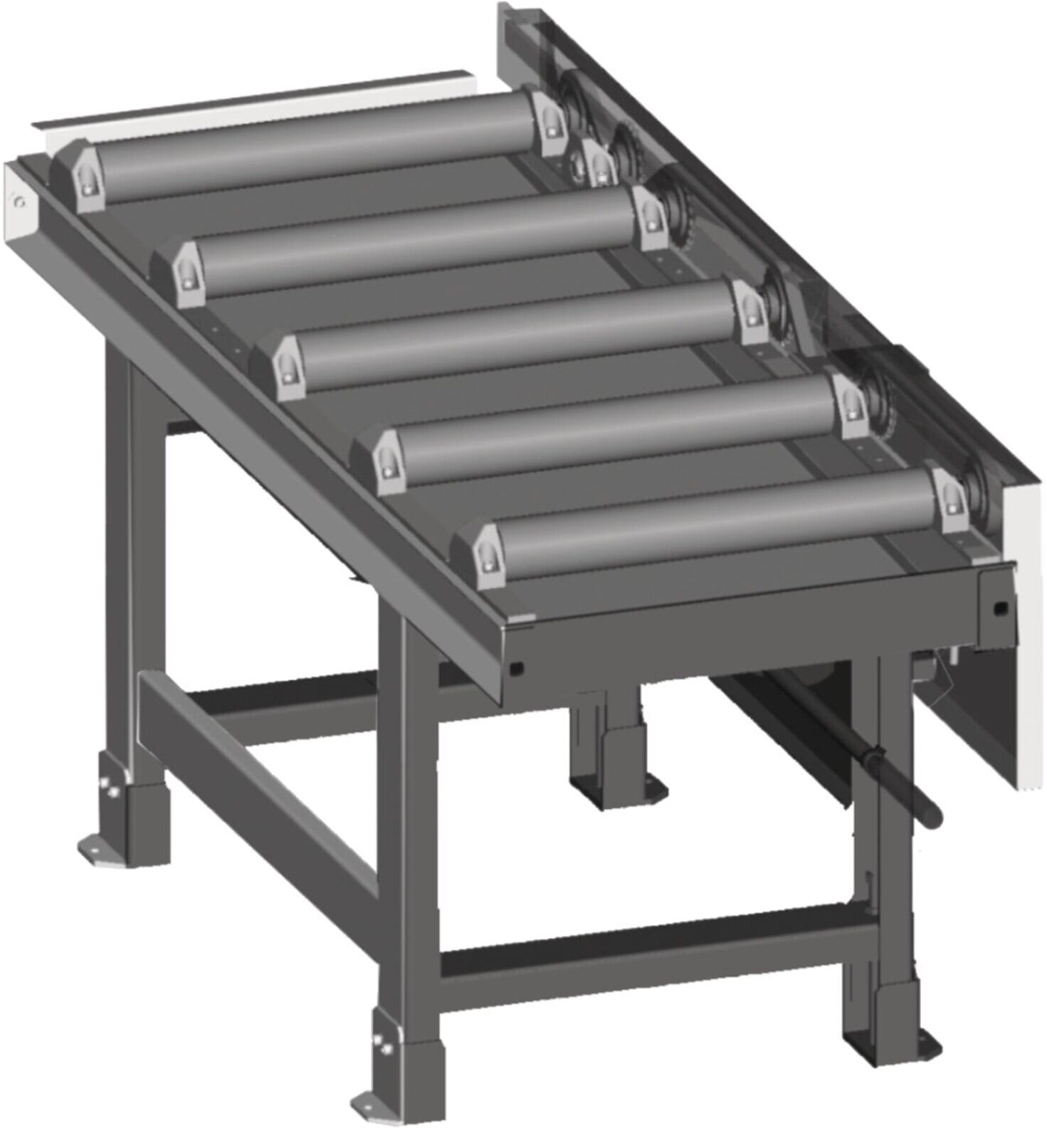 metallkraft Rollenbahn 2000 x 600 mm motorisch (3649256)