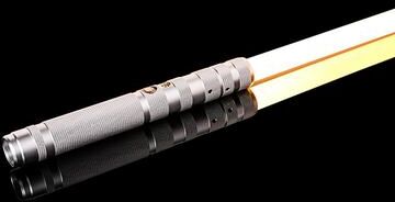 Rare Purchases Laser Sword Sabre De Luz, Metal Lightsaber Dueling Smooth Swing, Color Changing, Sounds, Rave Flashing Toy c