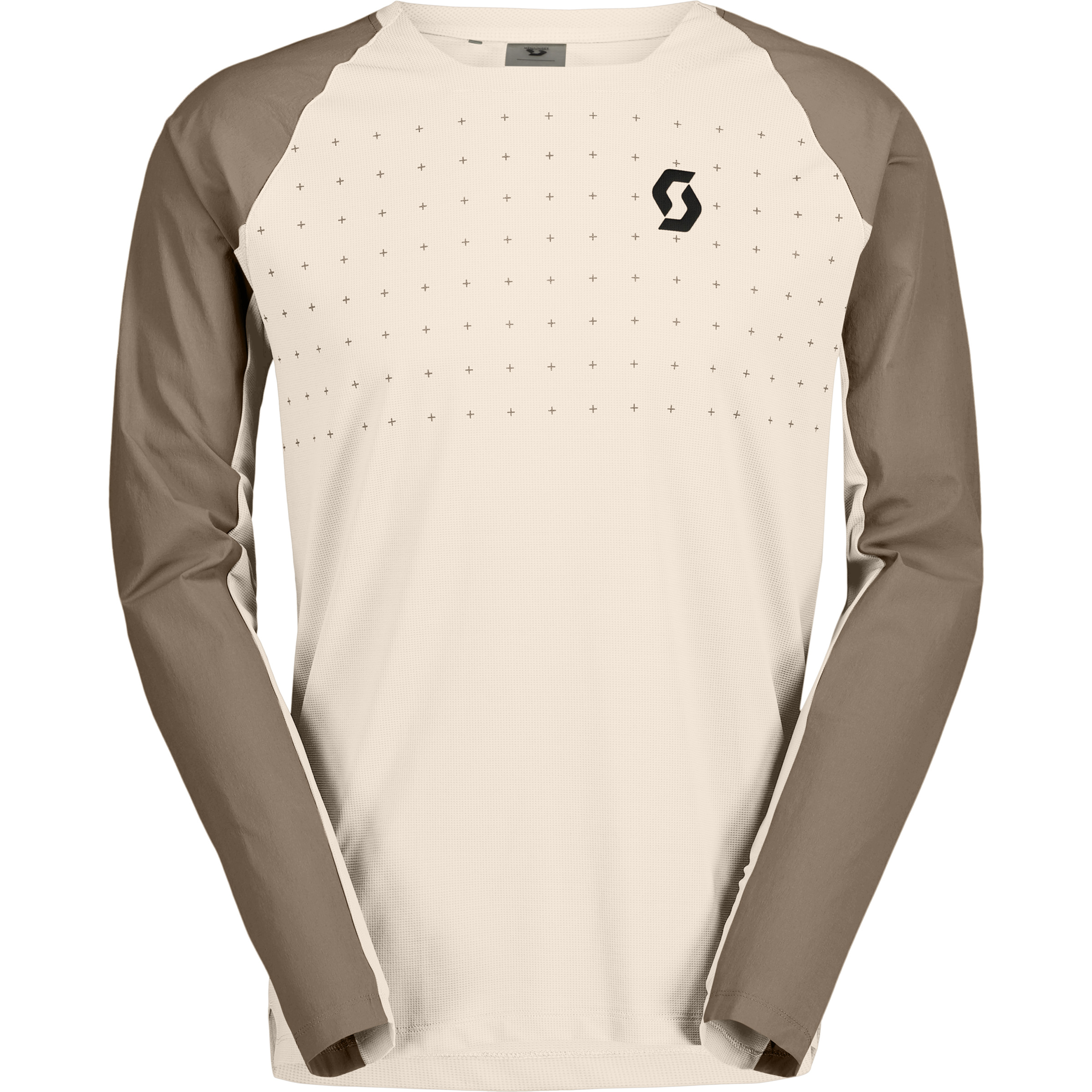 Scott Trail Vertic Pro LS Trikot Herren Radtrikots beige Größe M Mountainbike Elastisch