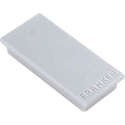 Franken Haftmagnet 23mmx50mm grau VE=72x10 Stück