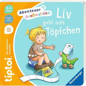 tiptoi Spielbuch 49301, Abenteuer Großwerden - Liv geht, aufs Töpfchen, 2-4 Jahre, interaktive Geschichte
