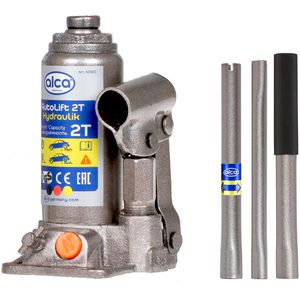 Alca Stempelwagenheber 431000, Hubhöhe 158-308 mm, hydraulisch, Tragkraft 2t