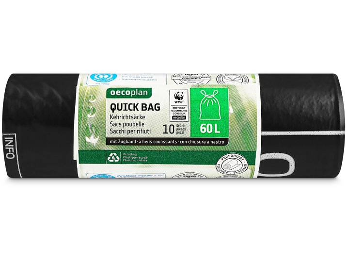 Oecoplan Quick Bag Abfallsack 60L 10 Stück