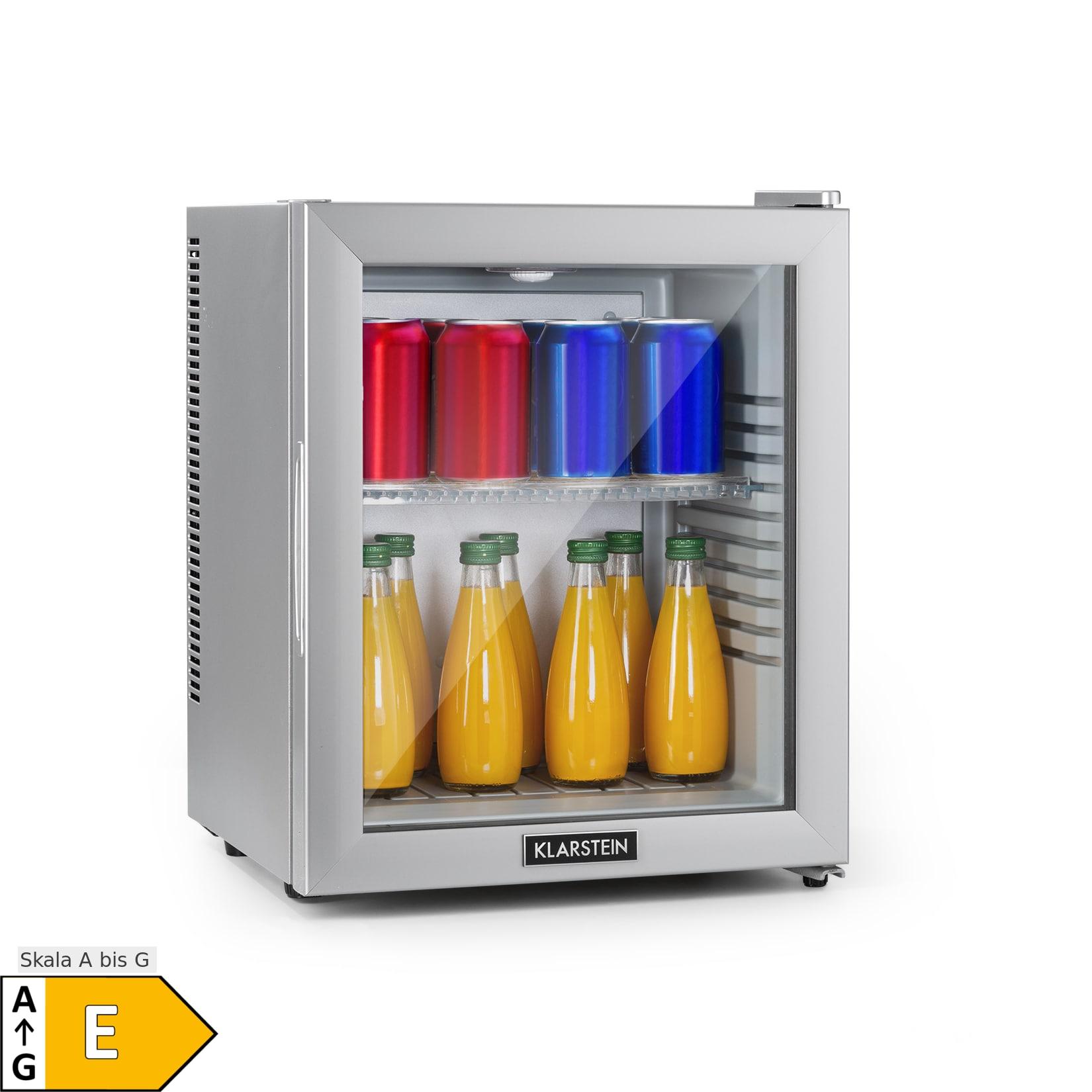 Brooklyn 23 Mini-Kühlschrank Glastür LED Ablage