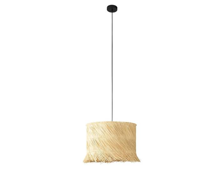 EGLO Paisano, Flexible Halterung, Schwarz, Natürlich/Natur, Beige, Rattan, Stahl, Schwarz, Drinnen