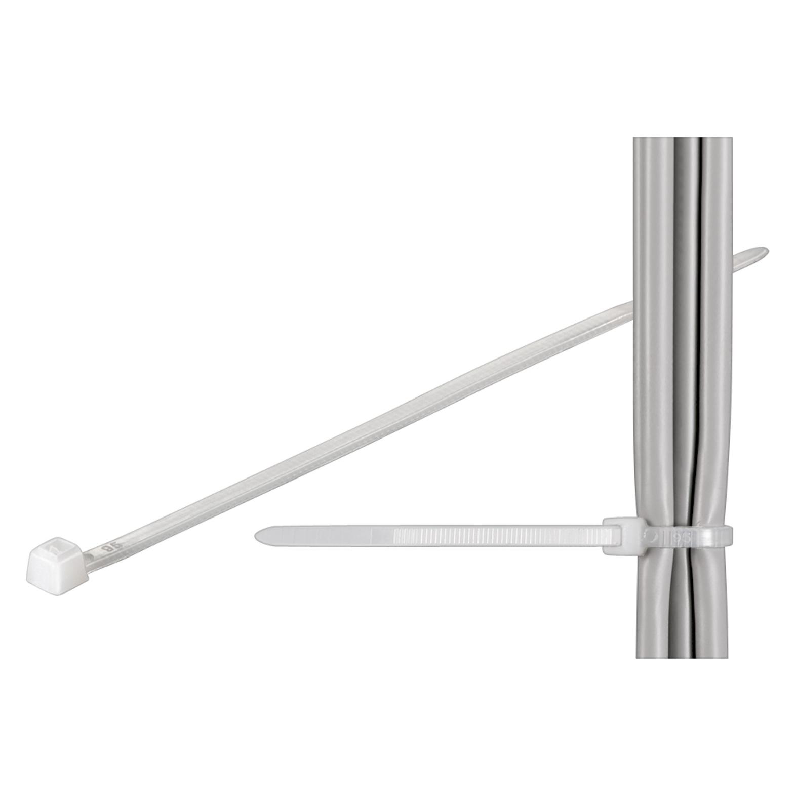 Goobay Kabelbinder Standard, transparent (200 mm, 100 Stk.) (17061)