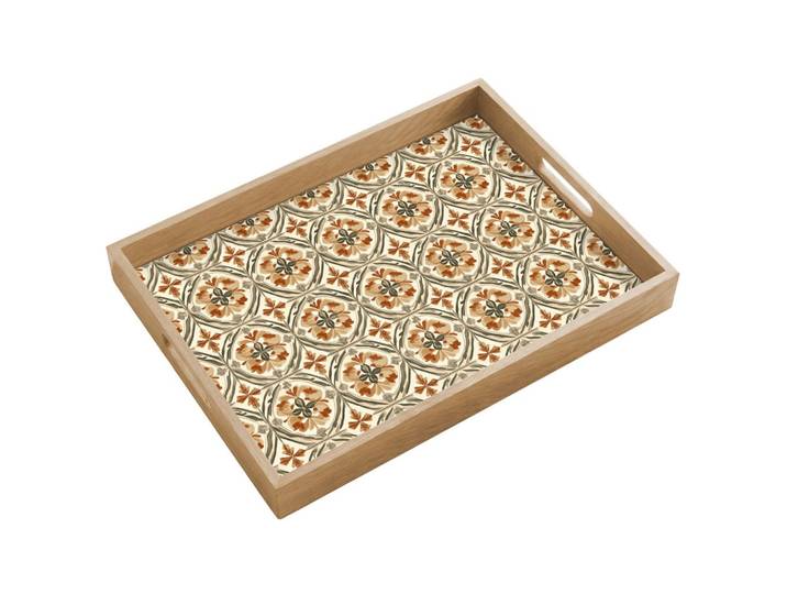 TABLETT Elegant - antik - farbenfroh 50x35 cm