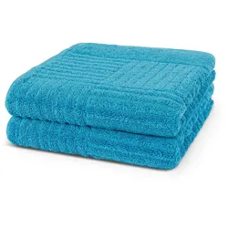 Ross Uni-Walk Handtücher Carre 4400 Handtuch 50x100 cm | ozean - blau