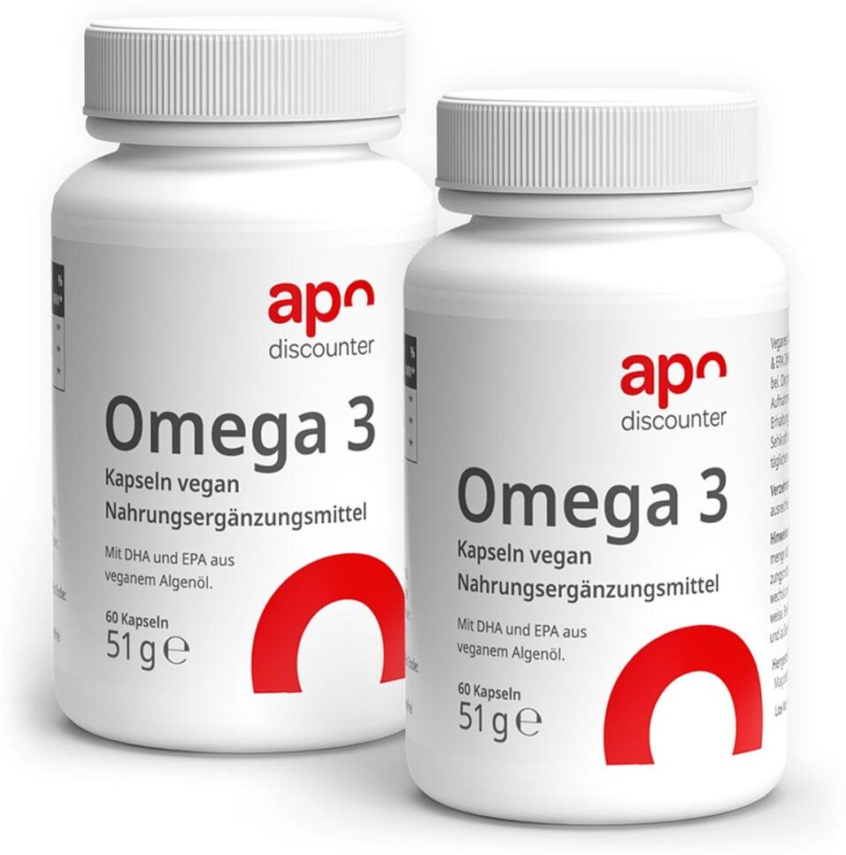 Omega 3 Kapseln vegan aus Algenöl von apodiscounter