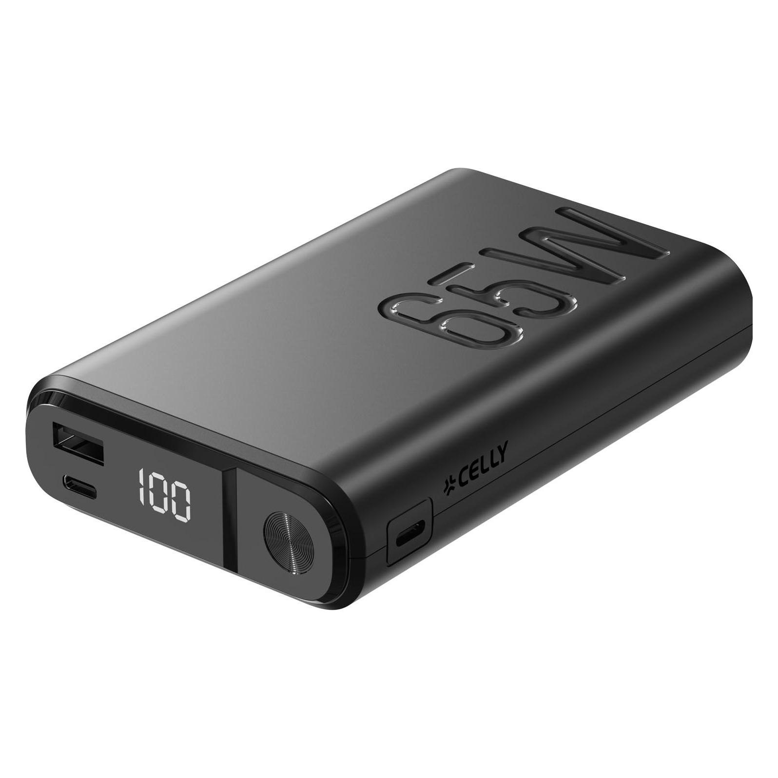 Celly Power Bank 65W, 20000 mAh, Universell (19000 mAh, 69 W, 69.92 Wh) (PBUP65W20000BK)