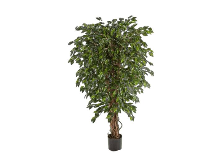Lebensechte Kunstpflanze „Ficus Hawaiian Liana“, verschiedene Grössen Grün Baq Design