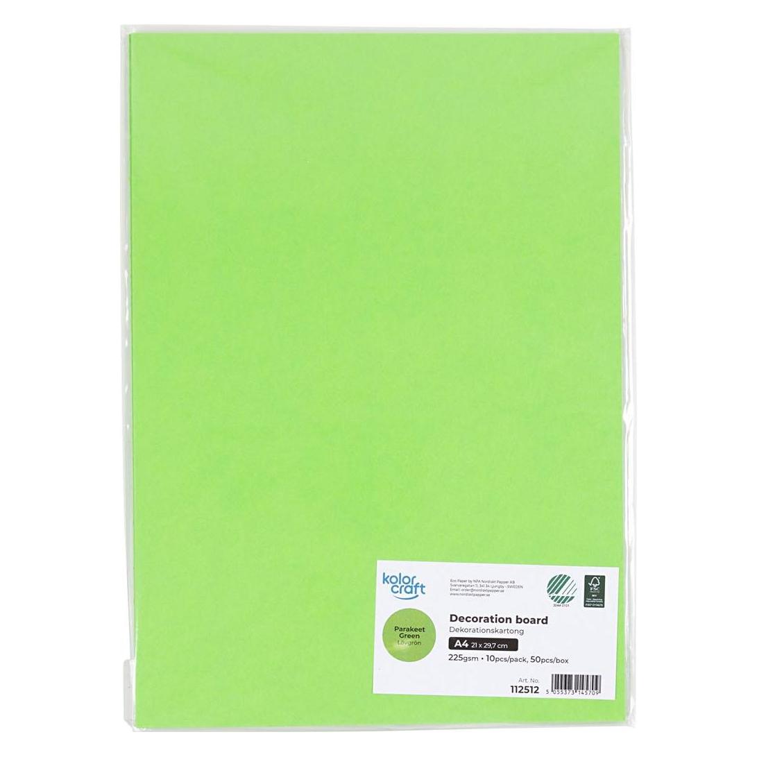 Creativ Company Card, A4, 220 g, light green, 10 sheet/ 1 pack (220 g/m², 1x) (2112218)