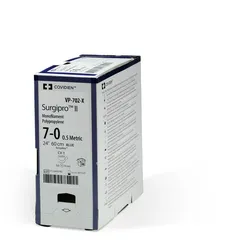 Surgipro II monofil P-13 5/0=1 blau Nahtmaterial Fadenlänge 45 cm (36 Stck.)
