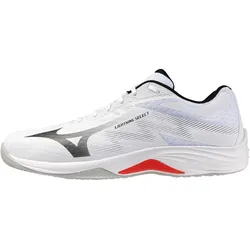 Mizuno Lightning Select Volleyballschuhe 59 - white/black/fiery red 46