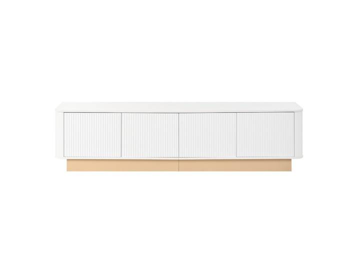 TV-LOWBOARD Luxus-Rillen-Design & abgerundete Ecken