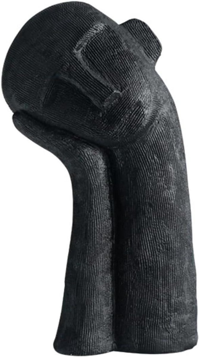 Abstracte sculptuur decoratieve figuur handgemaakt hars Hoogte: 47 cm