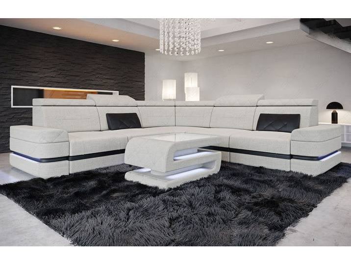 Ecksofa Positano L-Form aus Stoff