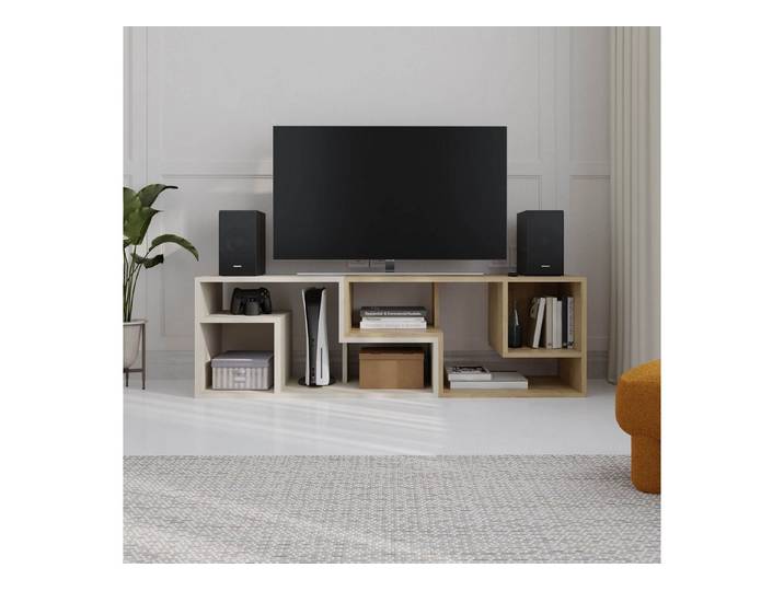 Decortie TV-Ständer Glis, (bis 35 Zoll, Modulares TV-Möbel Lowboard 35 Zoll, 90 x 35 x 45 cm)