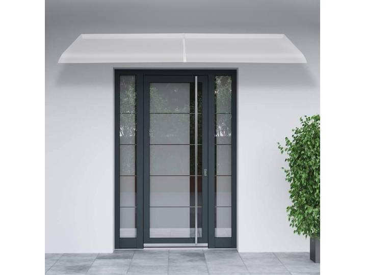 Auvent de fenêtre et de porte 50*200cm, abri transparent contre la pluie, protection contre la pluie et la neige, montage mural, pour porte d'entrée, balcon, jardin