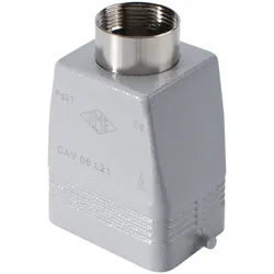 ILME Rechteck-MP 06, Metall-, Tüllengehäuse, 2 Bolzen, grau
