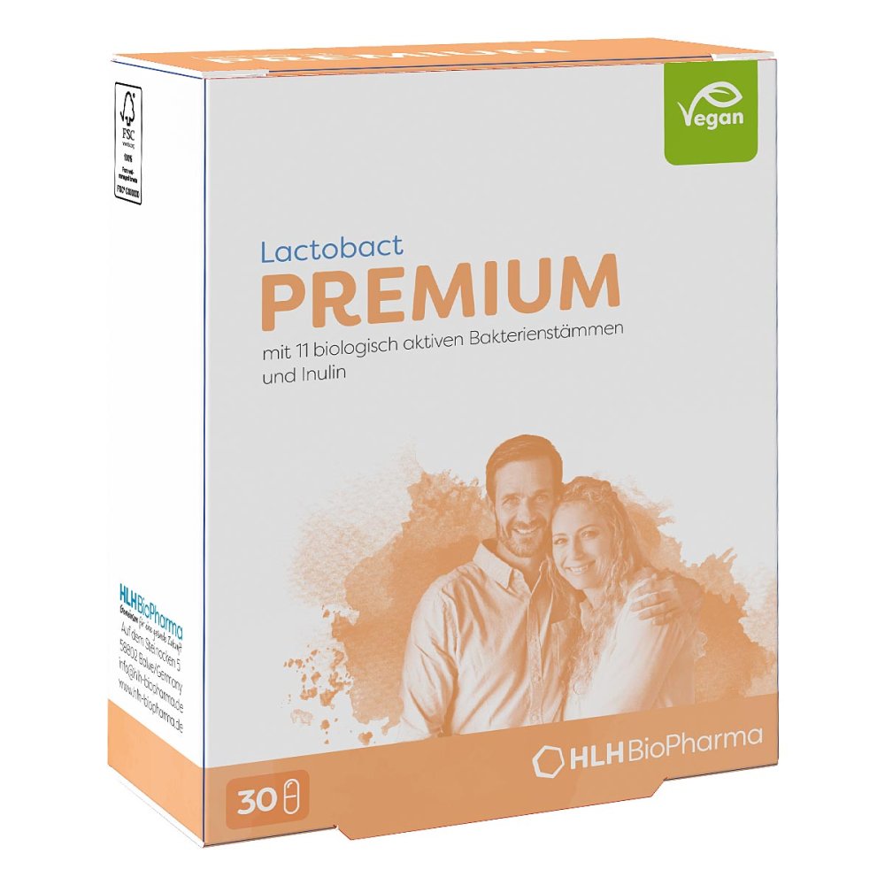 HLH BioPharma GmbH Lactobact PREMIUM Darm-Probiotikum mit Inulin Kapseln 18487422