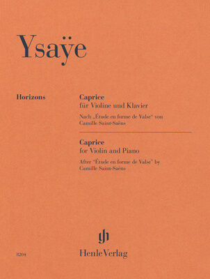 Henle Verlag Ysaÿe Caprice