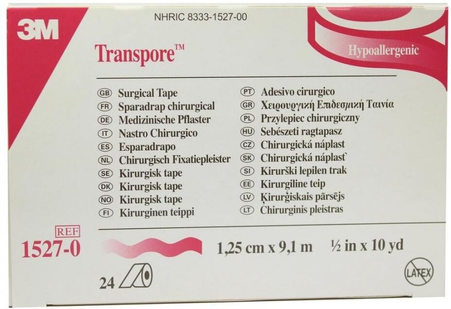 Transpore 1,25 cmx9,1 m Pflaster 24stk