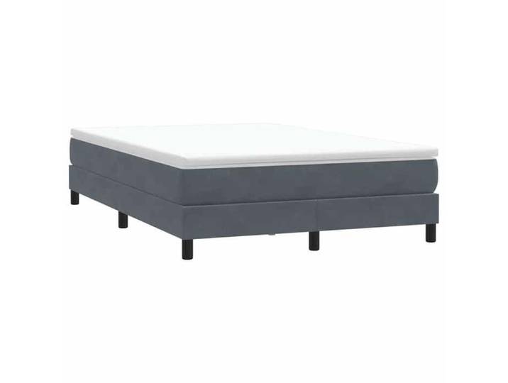 Sale juillet Sommier à lattes - - velours - gris foncé - sans matelas - 160 x 210 cm ciq97w